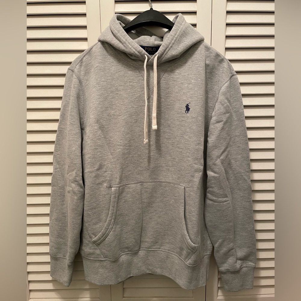Polo Hoodie Men’s Medium - Gray